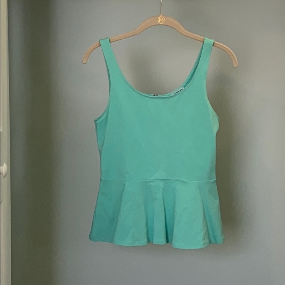Express peplum tank top